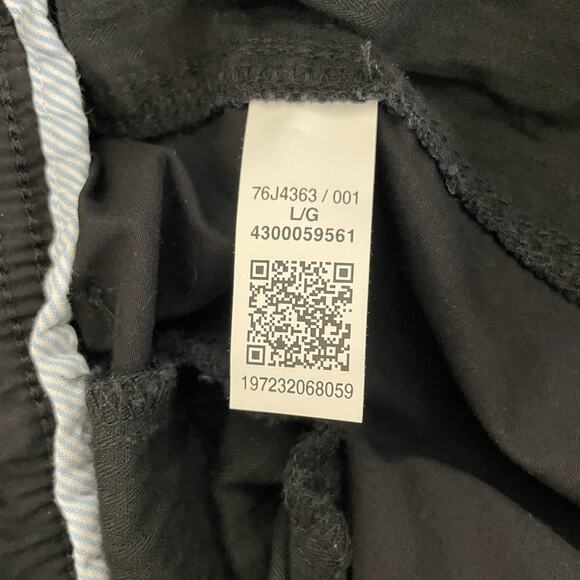 Tommy Hilfiger Women's Black Cargo Ankle Jogger Cotton Canvas Large - Picture 7 of 7